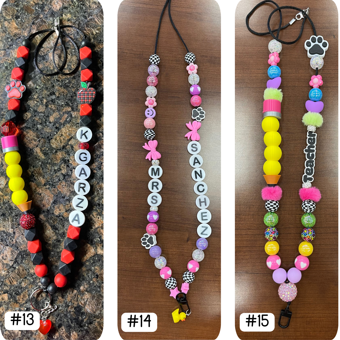 Custom 3D Printed Lanyards
