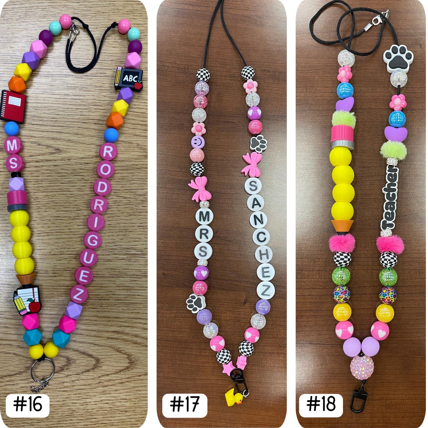 Custom 3D Printed Lanyards