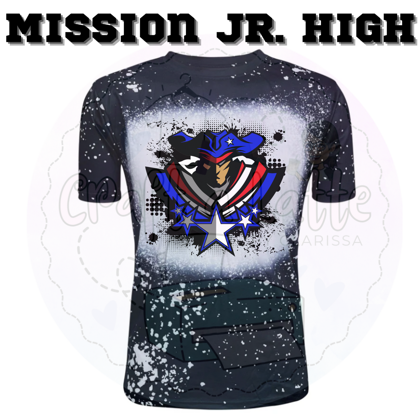 Mission CISD PreBleached Sublimated T-Shirt