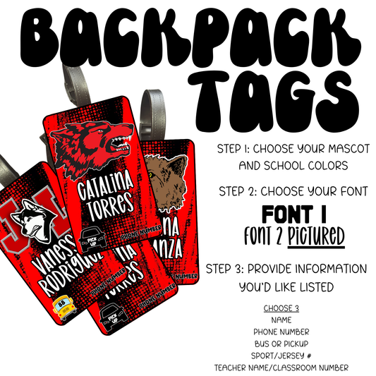 Backpack Tags
